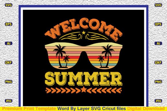 Download Welcome Summer SVG - Premium Resources