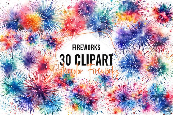 Download New Year Fireworks Clipart - Premium Resources